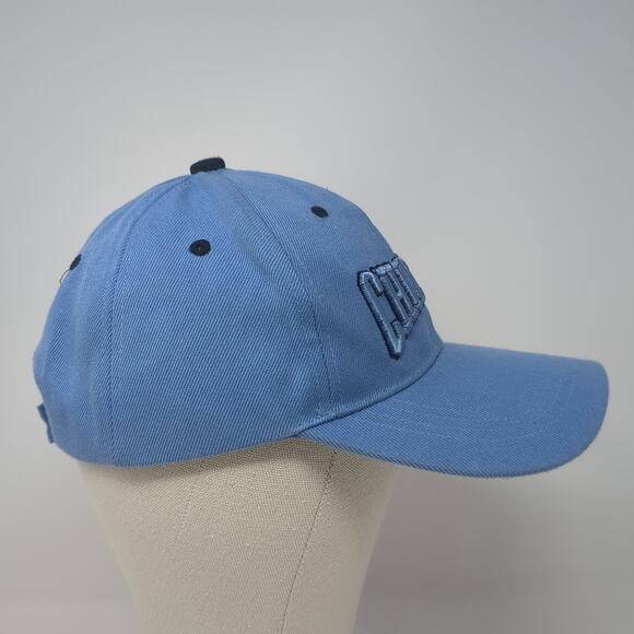 Chicago Strapback Baseball Cap Blue One Size Adjustable Embroidered Lightweight - Picture 5 of 9